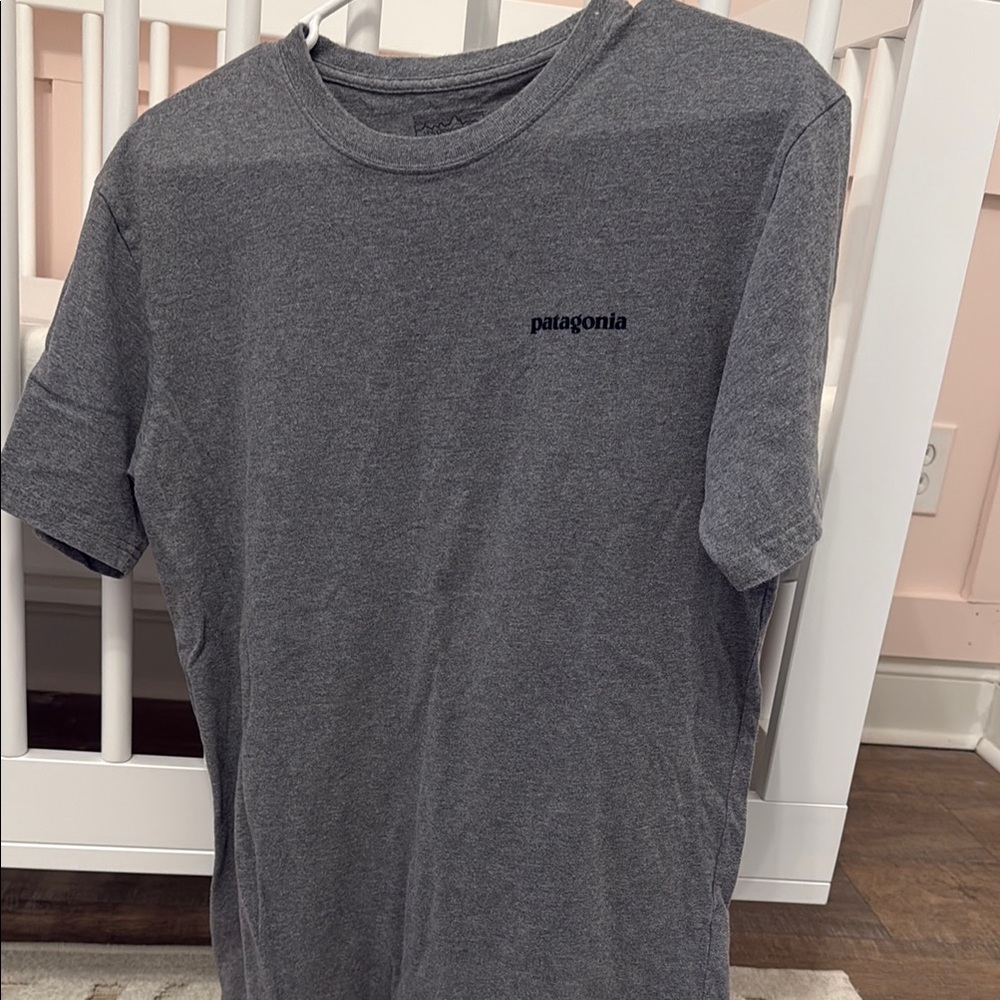Patagonia Gray Short Sleeve Tee Classic Crew